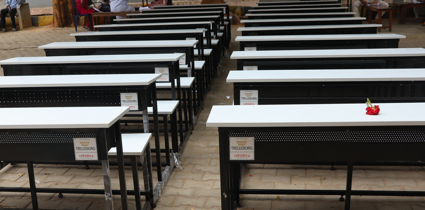 Bench-and-Desk Units Distributed